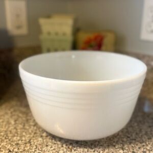 Milk White Pyrex Bowl
